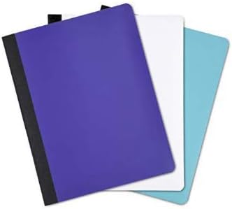 Mintra Office Poly Composition Book (3 Pack, Teal)