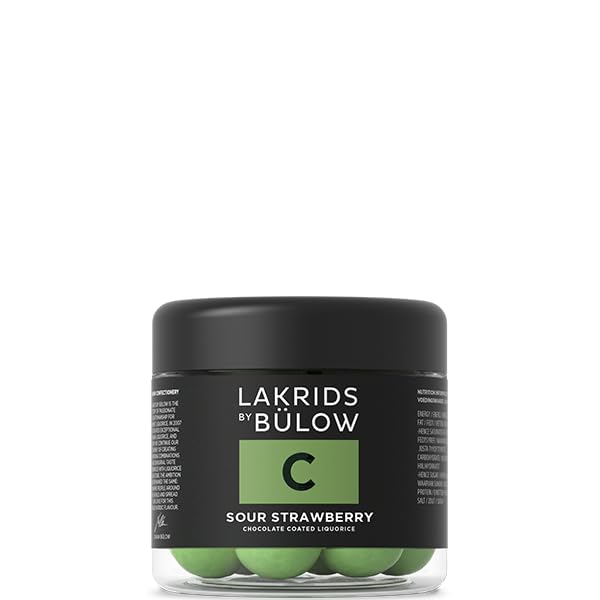 LAKRIDS BY BÜLOW - D - Salt & Caramel - 10.4 oz - Chocolate Coated Gourmet Licorice - Authentic Scandinavian Candy Produced in Denmark