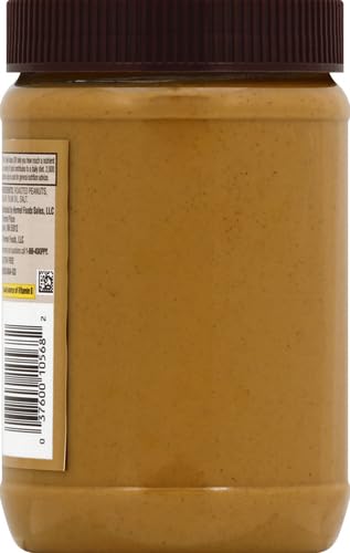 SKIPPY Natural Peanut Butter Creamy Spread, 26.5 oz Jar (Pack of 2)