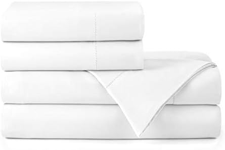 Peacock Alley Clara Luxury Sateen Sheet Sets - 100% Long Staple Cotton, 320 Thread-Count - Soft and Smooth Sateen Weave for All Seasons - Twin (Blush)