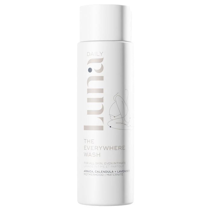 Luna Daily Intimate Feminine Wash, Coconut & Lactic Acid Formula | pH-Balanced Body Wash for Women |Nourishing Cleanser for Pregnancy, Postpartum & Sensitive Skin | Gentle & Maternity-Safe, 50ml