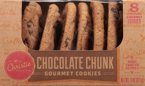 Christie Cookie Co., Chocolate Chip Cookies, Chocolate Chunk, 8ct (Sold Frozen)