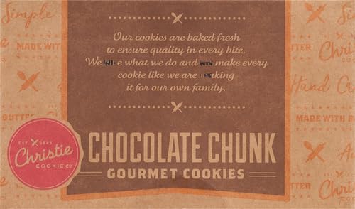 Christie Cookie Co., Chocolate Chip Cookies, Chocolate Chunk, 8ct (Sold Frozen)