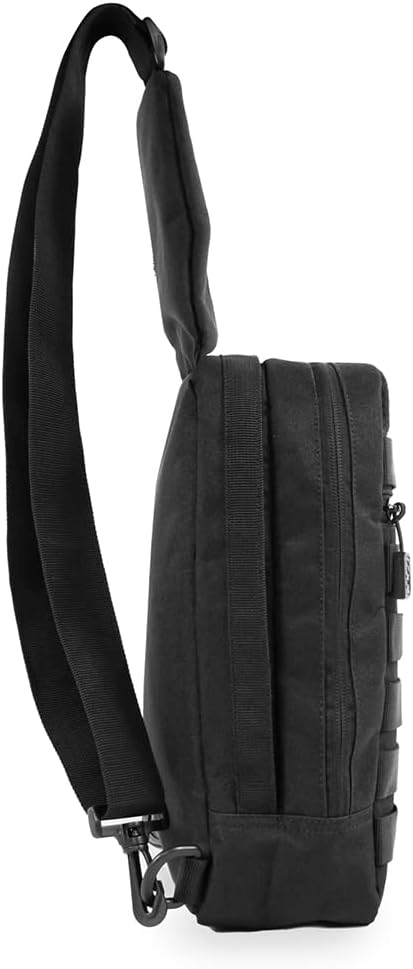 Highland Tactical Tactical Sling Bag, Black