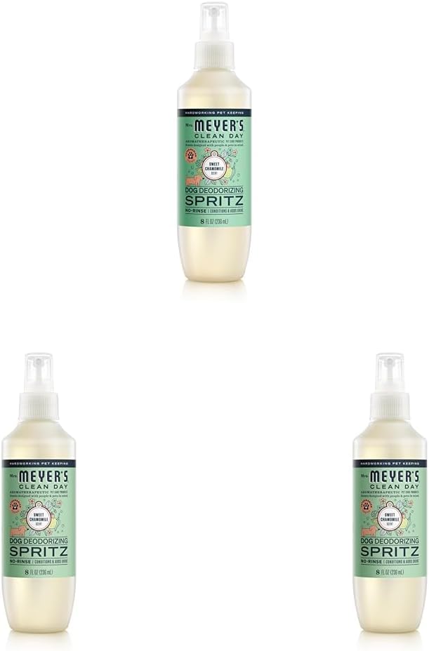 MRS. MEYER'S Clean Day 3 in 1 Dog Shampoo, White Peach Scent, 14oz