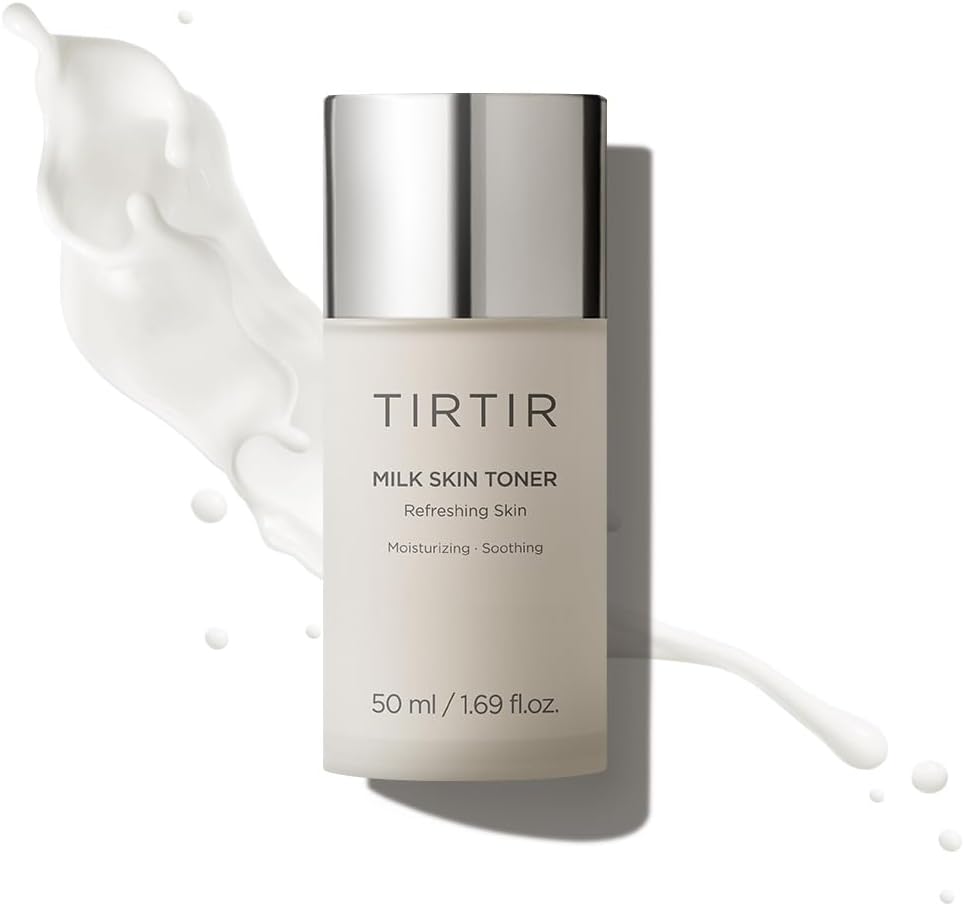 TIRTIR Milk Skin Rice Toner - Deep Moisturizing, Hydrating and Refreshing for face, Niacinamide, Ceramide, Rice Bran Extract, Nature-Oriented Ingredients, Korean Skin Care, Vegan, 150ml / 5.07 fl.oz.