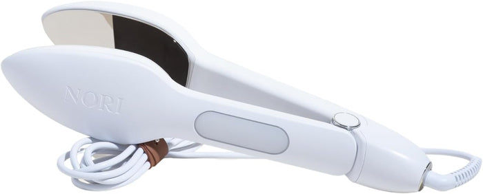 Nori Press Travel Steam Iron - Portable Handheld Iron With Steamer - No Ironing Board Required - Easy to Use with 6 Fabric Settings - Removes Wrinkles - Women Gift Ideas - User Manual Included - White
