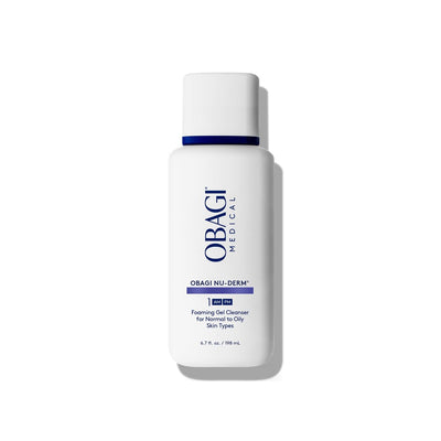 Obagi Nu-Derm Foaming Gel Cleanser for Face – Deep-Cleansing & Hydrating Facial Cleanser with Aloe Vera – For Normal to Oily Skin Types