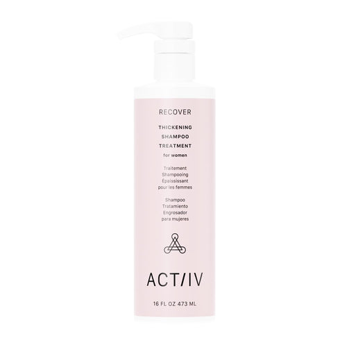 ACTIIV Recover Thickening Shampoo Treatment For Women | Supports the Appearance of Fuller, Healthier-Looking Hair, Supports Scalp Health, Plant-Based, Color-Safe, Vegan, All Hair Types