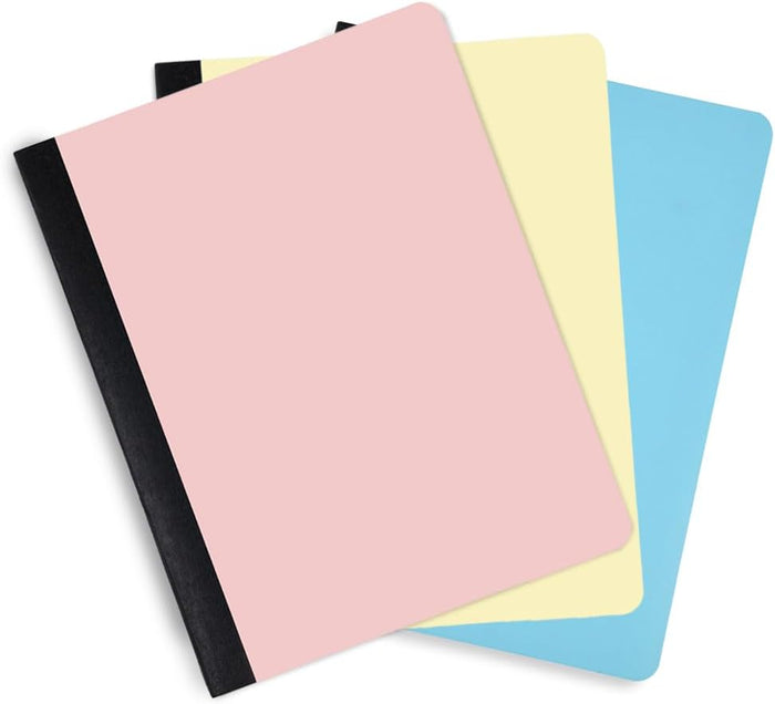 Mintra Office Poly Composition Book (3 Pack, Teal)