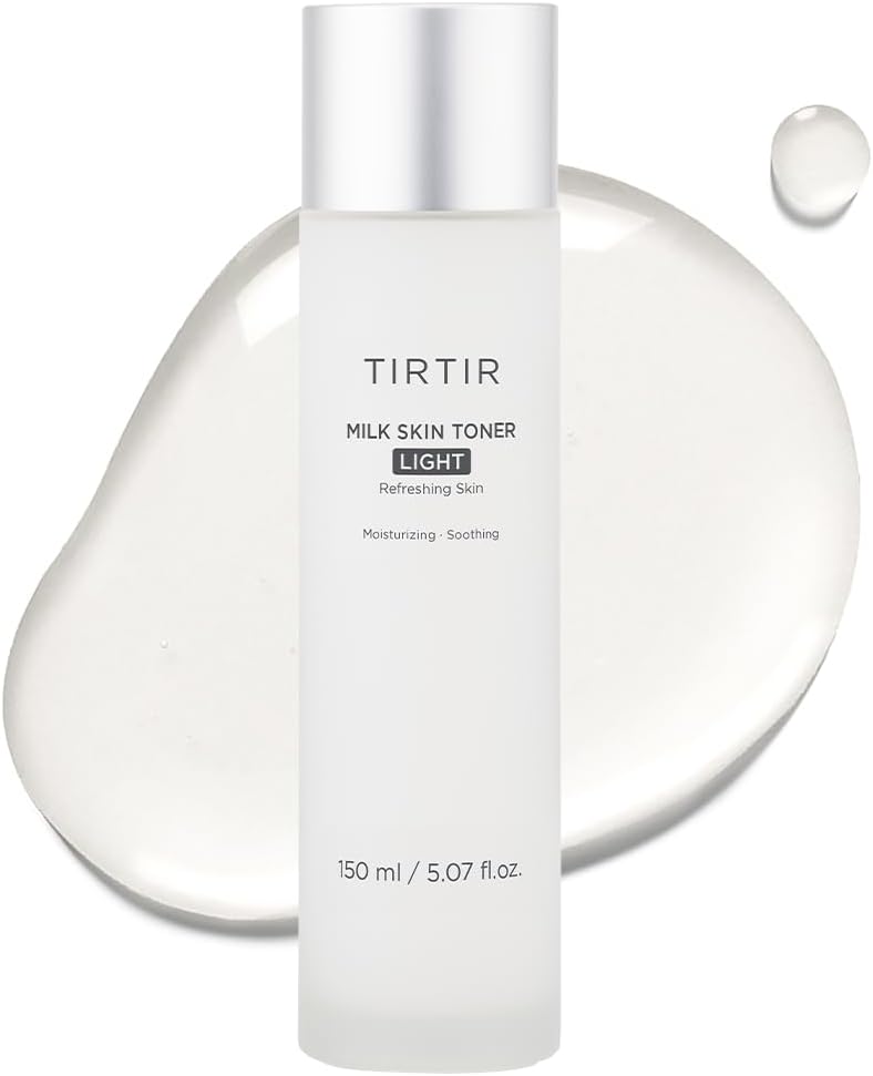 TIRTIR Milk Skin Rice Toner - Deep Moisturizing, Hydrating and Refreshing for face, Niacinamide, Ceramide, Rice Bran Extract, Nature-Oriented Ingredients, Korean Skin Care, Vegan, 150ml / 5.07 fl.oz.