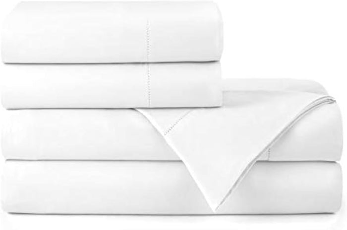 Peacock Alley Clara Luxury Sateen Sheet Sets - 100% Long Staple Cotton, 320 Thread-Count - Soft and Smooth Sateen Weave for All Seasons - Twin (Blush)