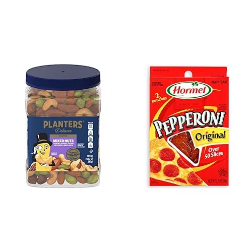 PLANTERS Unsalted Mixed Nuts, Cashews, Almonds, Hazelnuts, Pecans, Pistachios no Shell, Party Snacks, Plant-Based Protein, Quick Snack for Adults, After School Snack, Kosher, 34.5 Oz Container
