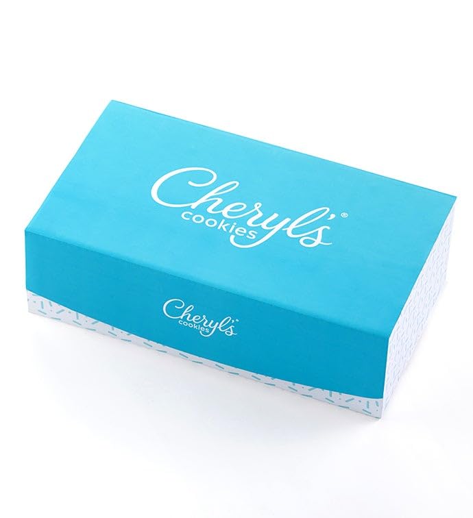 Cheryl's Cookies Caramel Buttercream-Frosted Shortbread Cookies with TWIX® Cookie Bar Pieces, Kosher, Signature Gift Box, Individually Wrapped, Gourmet, Handmade, Any Occasion, Family, Friends, Loved Ones, 12 count