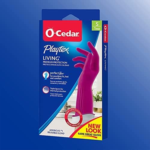 Playtex Living Reuseable Rubber Cleaning Gloves (Large, 72 Pairs), Premium Protection Reusable Household Gloves