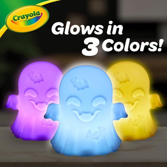 Crayola Light-Ups - Ghost, Light Up Toy Ghost, Reusable Coloring Halloween Toy, Cute Halloween Ghost Decor, Glow in The Dark
