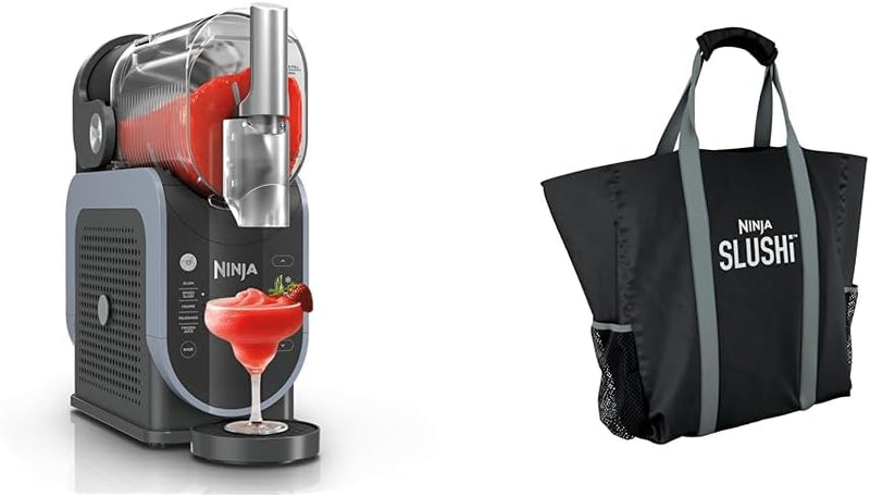 Ninja SLUSHi with RapidChill Technology, 88 oz. Frozen Drink & Slushie Machine, 5 Preset Programs, Margaritas, Frappés, and More, Premium Accents, Black, FS301