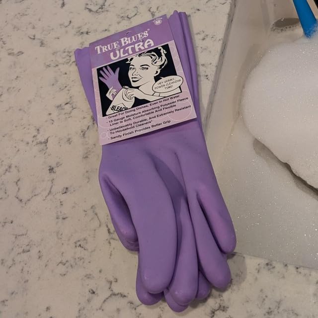 Star Kitchen & Home True Blues Ultra Lavender Household Cleaning Gloves
