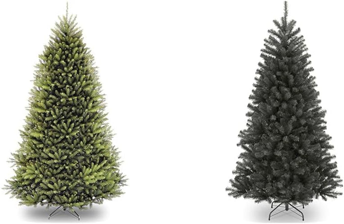 National Tree Company Artificial Full Christmas Tree, Green, Dunhill Fir, Includes Stand, 7.5 Feet