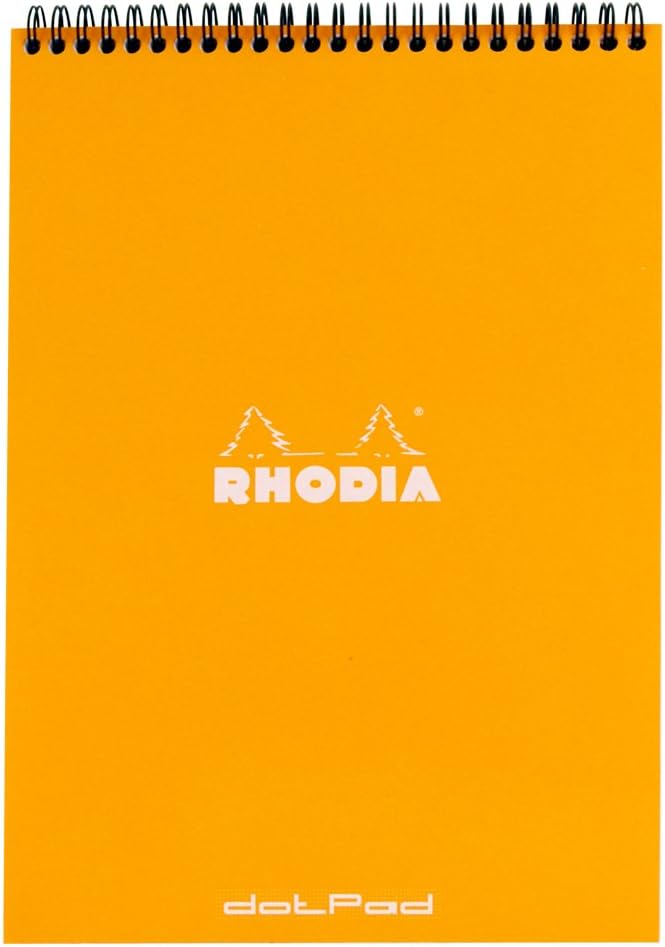 Rhodia Wirebound Pad 8.25x11.75, Lined, Orange