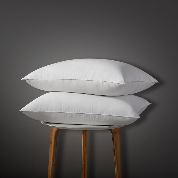Globon Ultra Soft Down Pillow King Size, All Down Filled Bed Pillow for Sleeping, 100% Cotton Shell 500 Thread Count, Soft Hotel Collection Down Feather Pillow 20" x 36" 1 Pack