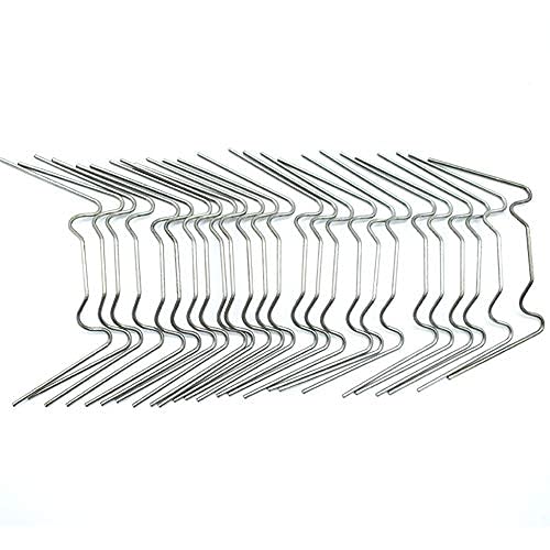 Mini Greenhouse Clips for Hanging - 100Pcs Stainless Steel Clips Green House Accessory Wire Clamp Clip pack for Harbor Freight Replacement Greenhouse Cover