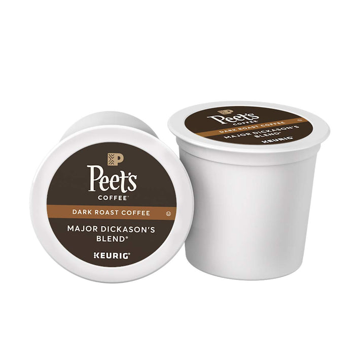 Peet's Coffee, Dark Roast Keurig K-Cup Pods - French Roast 54 Count (1 Box of 54 K-Cup Pods)