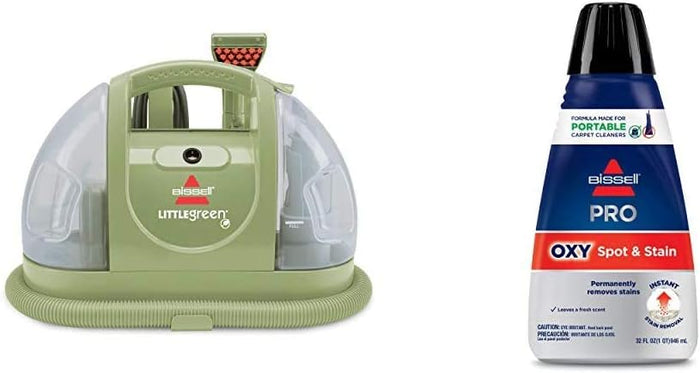 BISSELL Little Green Multi-Purpose Portable Carpet and Upholstery Cleaner, Car and Auto Detailer, with Exclusive Specialty Tools, Green, 1400B