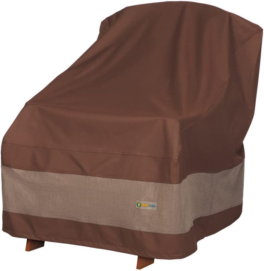 DUCKCOVERS Ultimate Waterproof Patio Lounge Chair Cover, All Weather Protection, Durable Outdoor Lawn Patio Furniture Covers, 32W x 37D x 36H inch, Patio Chair Covers for Outdoor Furniture