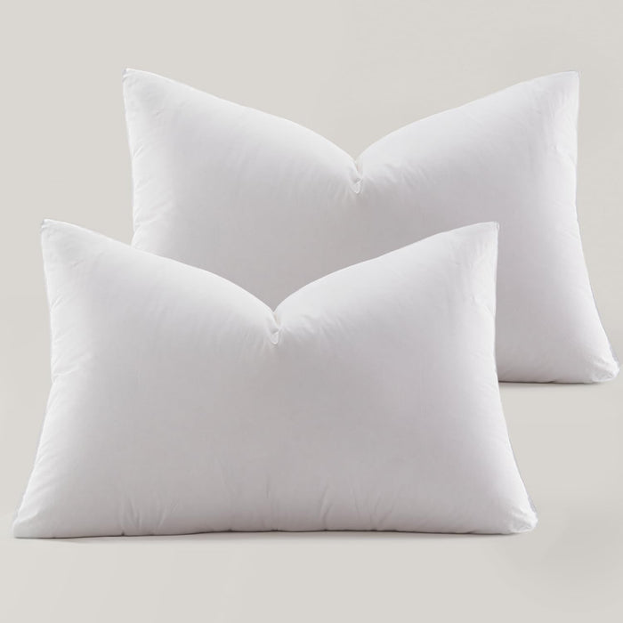 Globon Ultra Soft Down Pillow King Size, All Down Filled Bed Pillow for Sleeping, 100% Cotton Shell 500 Thread Count, Soft Hotel Collection Down Feather Pillow 20" x 36" 1 Pack