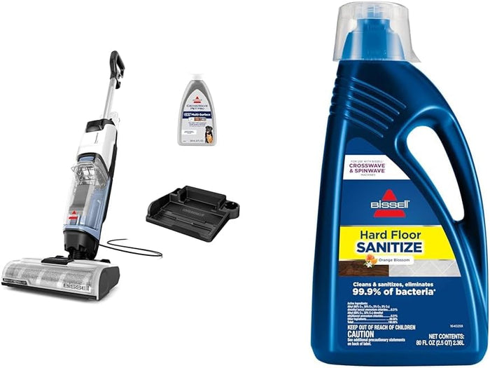 BISSELL CrossWave Edge, Multi-Surface Hard Floor Cleaner Wet Dry Vacuum with Zero-Gap Edge Technology, 4111A