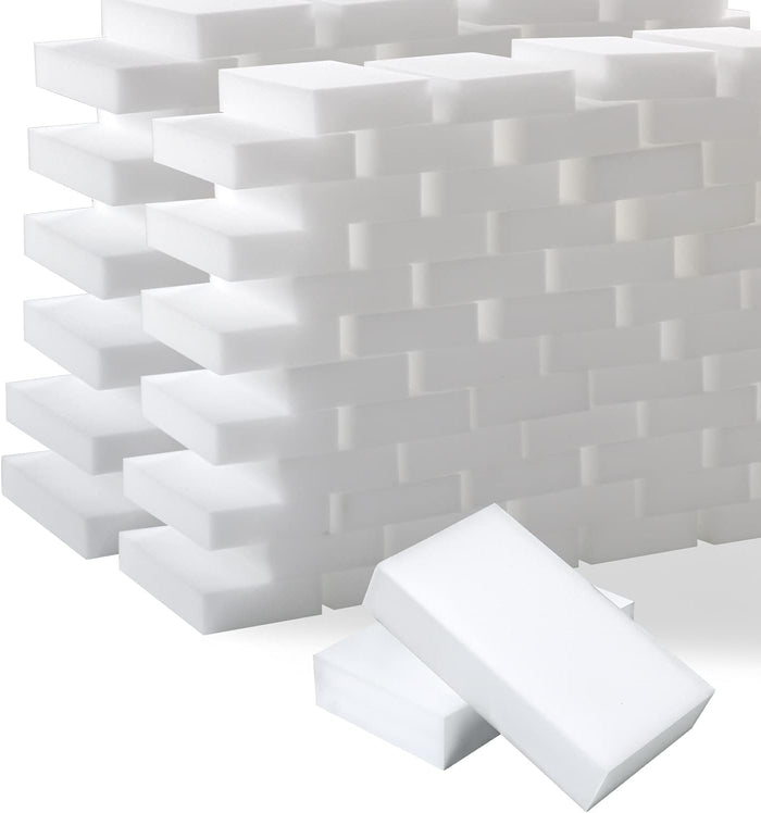 100-Pack 10x6x2cm Cleaning Sponge in Bulk Melamine Multi-Functional Sponges for Kitchen, Bathroom, Toilet