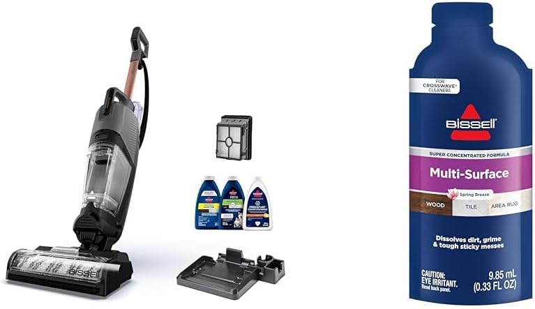 BISSELL® CrossWave® HydroSteam™ Deluxe Wet Dry Vac, Multi-Purpose Vacuum, Wash, and Steam, Formula Included, Green, 3515G