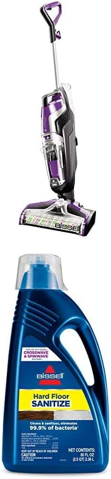 BISSELL CrossWave Edge, Multi-Surface Hard Floor Cleaner Wet Dry Vacuum with Zero-Gap Edge Technology, 4111A