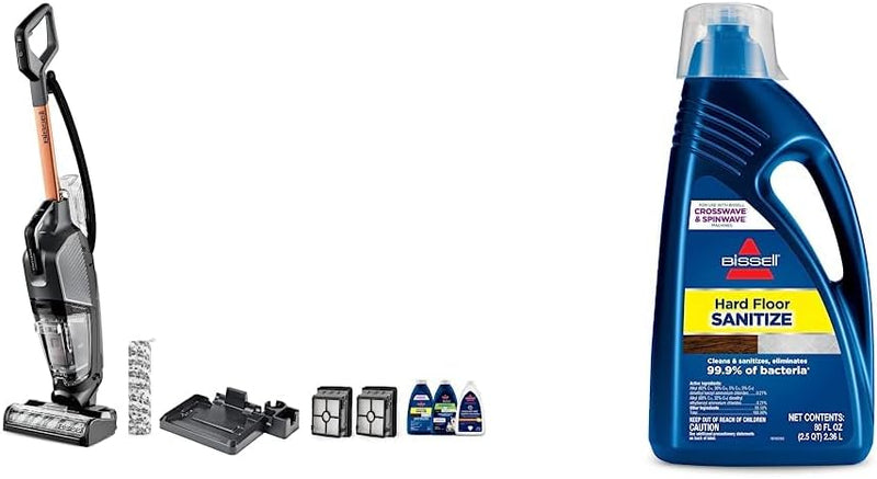 BISSELL® CrossWave® HydroSteam™ Deluxe Wet Dry Vac, Multi-Purpose Vacuum, Wash, and Steam, Formula Included, Green, 3515G