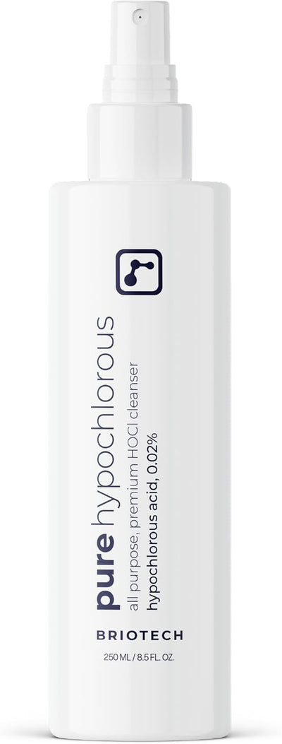 BRIOTECH Pure Hypochlorous Acid Spray and Cleanser, Original Premium HOCl Topical Solution, Multi-Purpose Cleaner, Family Approved & Pet Friendly, 8 fl oz