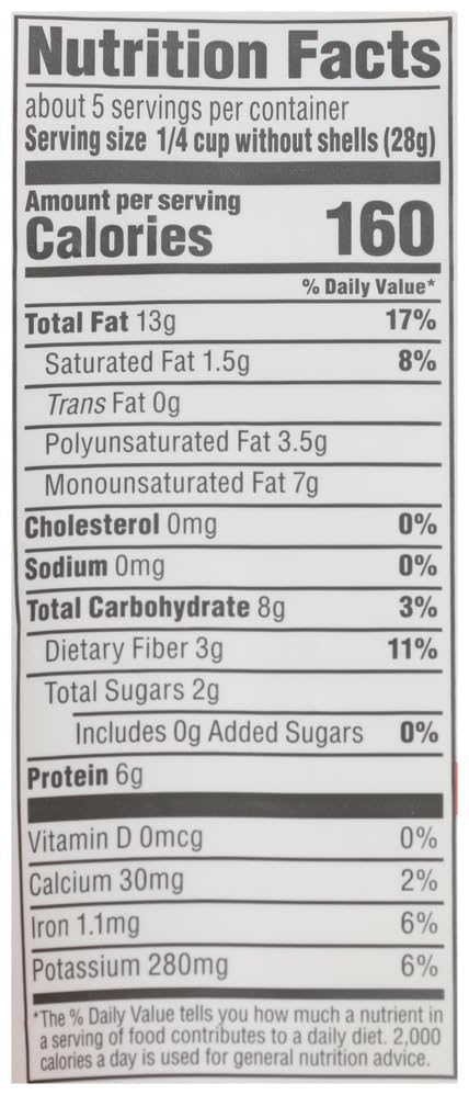 365 by Whole Foods Market, Roasted Unsalted Pistachios, 10 Ounce (Pack of 2)