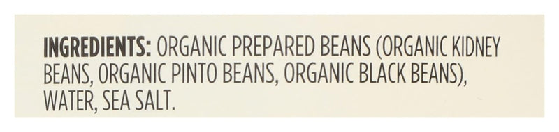 365 by Whole Foods Market, Organic Bean Trio (Kidney, Pinto, & Black Beans), 15 Ounce