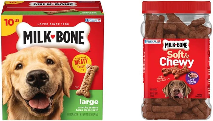 Milk-Bone Original Dog Treats Biscuits for Medium Dogs, 24 Ounces (Packaging May Vary)