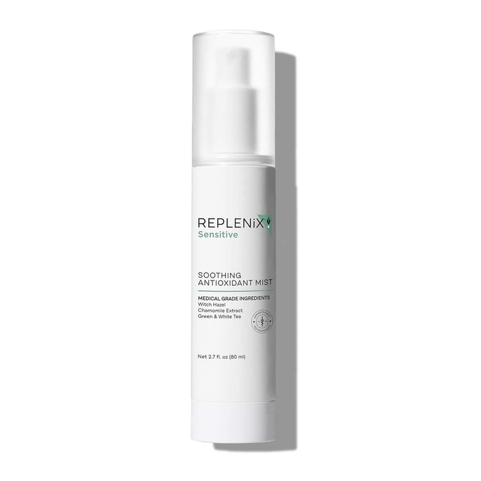 Replenix Soothing Antioxidant Mist, Calming Facial Spray, Dermatologist Developed for All Skin Types, Oil Free, Paraban Free, Non-comedogenic (2.7 oz)
