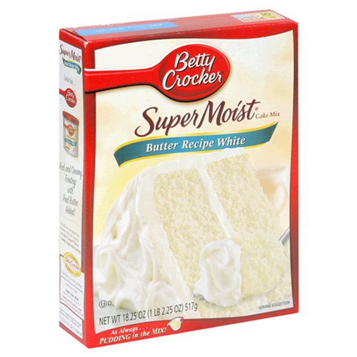 Betty Crocker Favorites Super Moist Butter Recipe Yellow Cake Mix, Holiday Baking, 13.25 oz (Pack of 12)