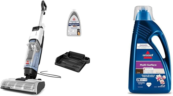 BISSELL CrossWave Edge, Multi-Surface Hard Floor Cleaner Wet Dry Vacuum with Zero-Gap Edge Technology, 4111A