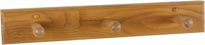 Design House Dalton Towel Ring, Concealed Mounting Hardware, Standard Wall Mount, Easy Installation, Wood, Honey Oak, 4 in L x 1.42 in W x 2.36 in H, Item 561191