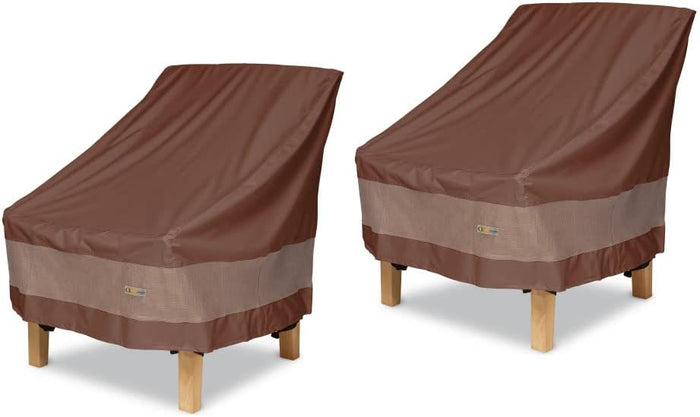 DUCKCOVERS Ultimate Waterproof Patio Lounge Chair Cover, All Weather Protection, Durable Outdoor Lawn Patio Furniture Covers, 32W x 37D x 36H inch, Patio Chair Covers for Outdoor Furniture