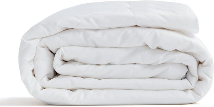 Duvet Insert 100% Cotton Comforter Shell Summer Lightweight, Australian Wool Cotton Filling, Noiseless Temperature Regulation Breathable Comfortable Wool Bedding for Luxurious Sleep Queen Size