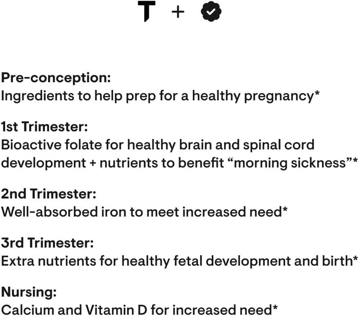 THORNE - Basic Prenatal - Well-Researched Folate Multi for Pregnant and Nursing Women Includes 18 Vitamins and Minerals, Plus Choline - Gluten, Dairy & Soy-Free - 90 Capsules - 30 Servings