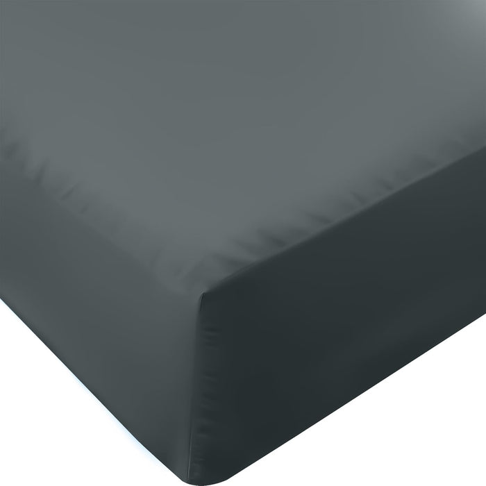 Utopia Bedding Queen Fitted Sheet Soft Microfiber 1 Fitted Sheet Only Grey