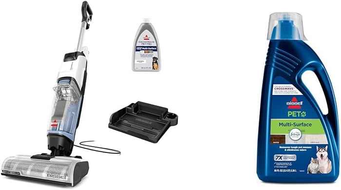 BISSELL CrossWave Edge, Multi-Surface Hard Floor Cleaner Wet Dry Vacuum with Zero-Gap Edge Technology, 4111A