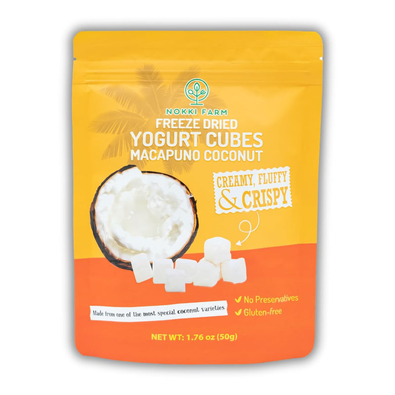 NOKKI FARM Freeze Dried Mangosteen - Healthy & Exotic Tropical Fruit Snacks, No Added Sugar or Preservatives, Kid-Approved, Shelf-Stable & Portable for On-The-Go Snacking - (Pack of 3)