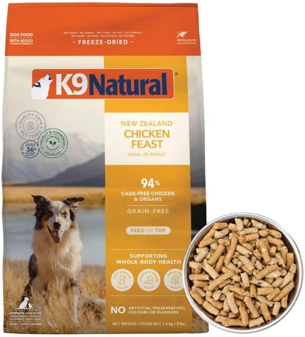 K9 Natural - Grain Free Freeze Dried Dog Food - Lamb, 1.1lb